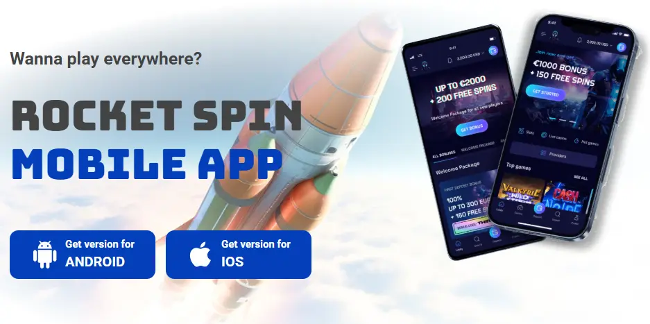 RocketSpin Mobile App