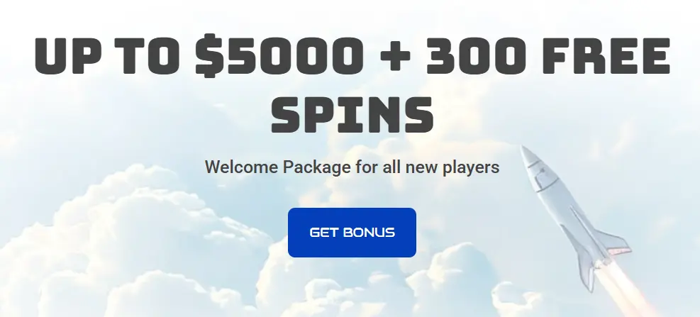 RocketSpin Welcome Bonus
